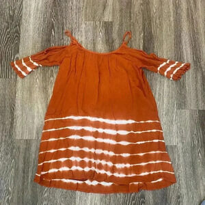 Womens Orange Dress - S